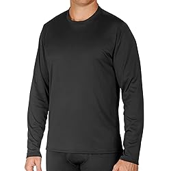 Hot Chillys Men's Peachskins Solid Crewneck Relaxed