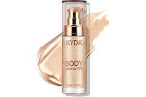 OWNEST KYDA Body Luminizer, Waterproof Moisturizing and Glow Illuminator For Face & Body, Radiance All In One Makeup, Body Highlighter 1fl.oz.-101 Rose Gold