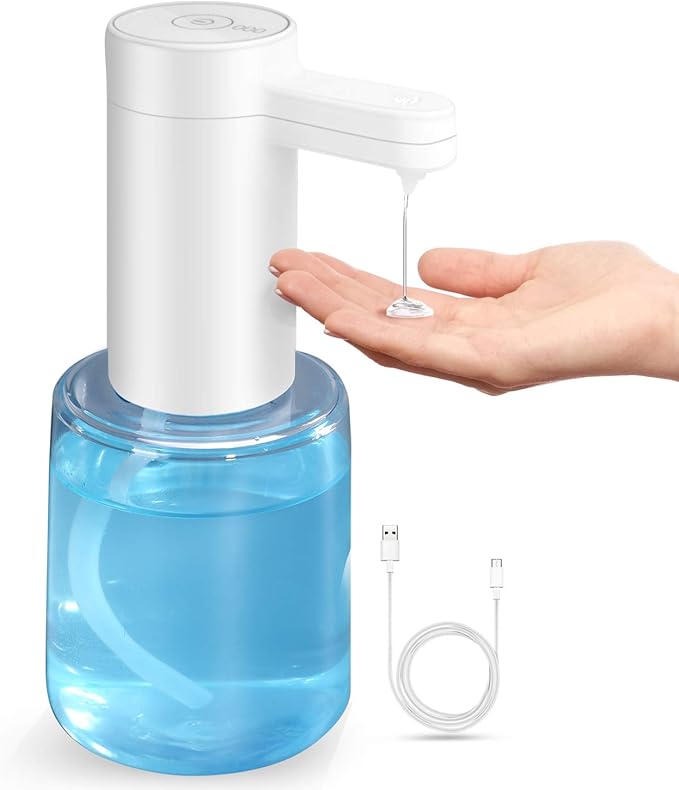 Soap Dispenser Touchless, Automatic Soap Dispenser Rechargeable, Infrared Motion