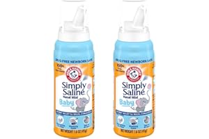 Arm and Hammer Simply Sterile Saline Nasal Mist Baby - 1.5 Ounce, 2 Pack