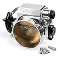 Endxedo 92mm Throttle Body for LS1 LS2 LS6 LS3 LS LS7 SX LS 4 Bolt Throttle Body with Throttle Position Sensors TPS IAC Aluminum Silver