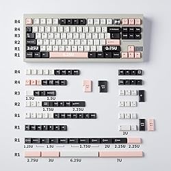 Gliging PBT Olivia Keycaps 168 Keys Cherry Profile