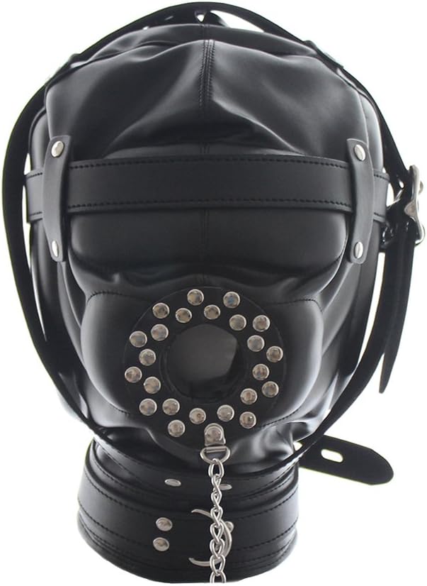 SPERMUOY Gesichtslose Maske Halloween - Schwarz Spandex Vollgesichtsmaske Mit Handschuhen