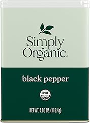 Simply Organic Black Pepper, 4 Oz