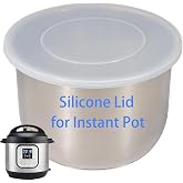 Silicone Lid for Instant Pot 6 QT &amp; 5 QT, 9.8IN Premium Pot Cover for Instapot 5 &amp; 6 Quart Inner Pot, Reusable Silicone Lids for Bowl and Food Cover, Lid Accessories for Instant Pot
