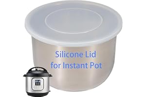 MIRUMIO Silicone Lid for Instant Pot 6 QT & 5 QT, 9.8IN Premium Pot Cover for Instapot 5 & 6 Quart Inner Pot, Reusable Silicone Lids for Bowl and Food Cover, Lid Accessories for Instant Pot