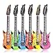 CCINEE 12Pack 35 Inch Novelty Inflatable Rock Star Guitar Toys Assorted Color for Children Party Accessories Favors