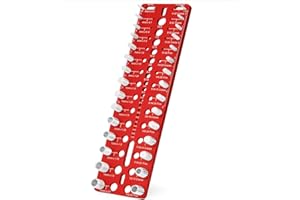 ESDABEM 49 Nut and Bolt Thread Checker - Thread Checker Standard and Metric Bolt and Nut Identifier Gauge 15 Standard & 15 Metric 19 Drill Gauges Thread Gauge Screw Size and Thread Gauge Inch & Metric