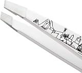 Tweezerman New York City Mini Slant Tweezer Professional Stainless Steel Travel view 2