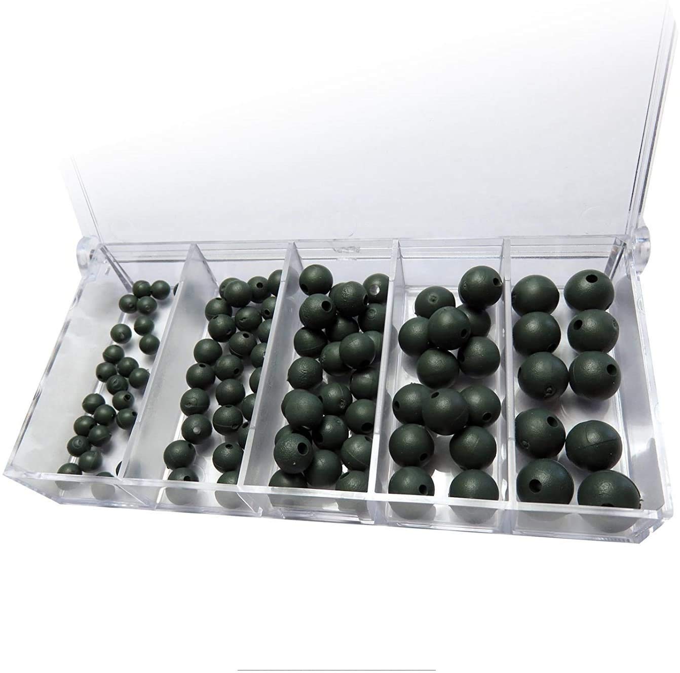 Set: 100 Premium Rubber Beads Assorted Beads Free Petri Heil. Sticker.