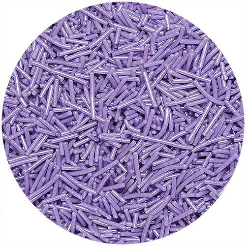 Natural Colour Gluten GMO Nuts Dairy Soy Free Shimmer Sprinkles (Shimmer Purple - 2 lbs)