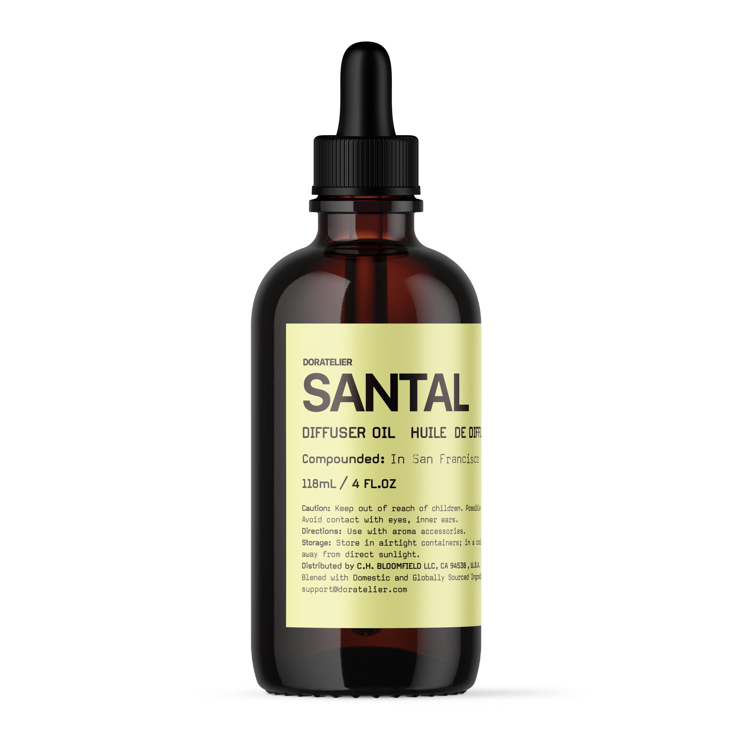 Photo 1 of Doratelier Santal Diffuser Oil, Niche Scent, Smoky Classic Luxury Papyrus,Cardamom,Sandalwoods Essential Oils Blend for All Ultrasonic Diffuser Scent Projects(118mL/4FL oz)