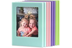 Orga'Neat Magnetic Photo Frames Fridge for Polaroid Fujifilm Instax Mini, 3.5"*2.5" Refrigerator Magnets Picture Frame (8 Set, Color 1-4)