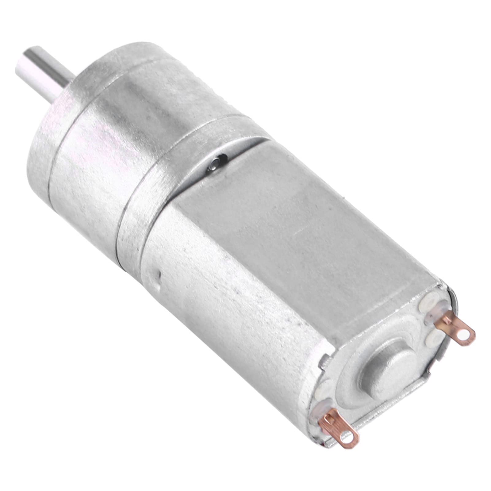 12V DC Gear Motor, 50RPM High Torque Reduction Motor with Metal Gears, 20mm Diameter for DIY Models, Robotics, Automatic Doors and Small Machinery