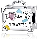 DATOUQI Queen Happy Birthday Hot Air Balloon Family Puppy Charm 925 Sterling Silver Charms for Bracelets and Necklaces Mother's Day Charms for Women