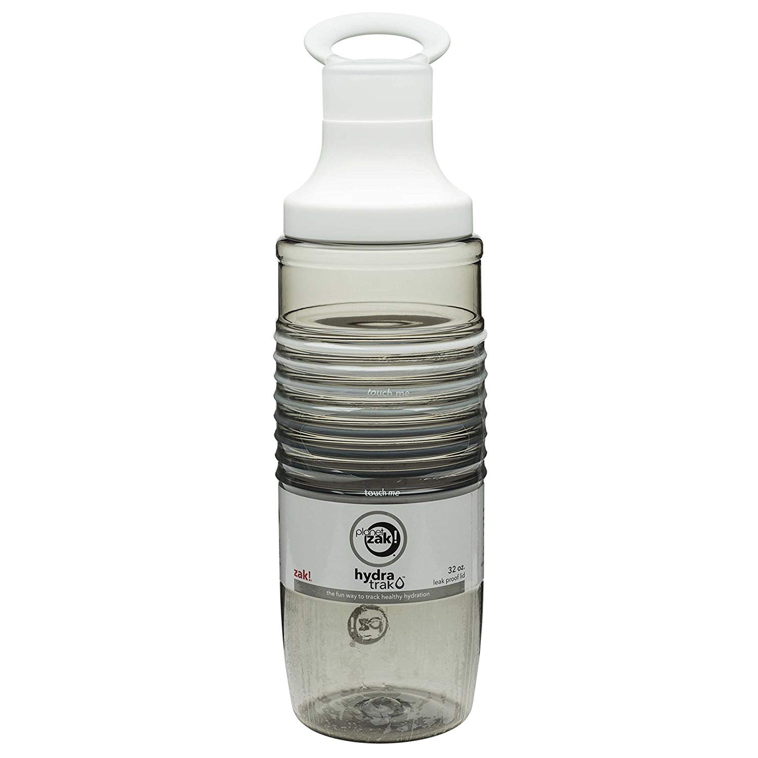 Zak Designs 2184-R590 HydraTrak Water Bottles, 32oz, Ghost-Rainbow 32