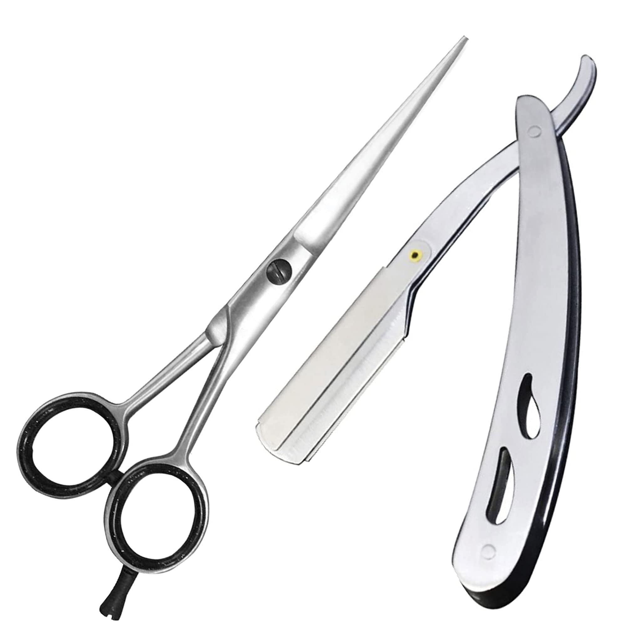 Care Hairdressing Scissors - 6.5" Sharp Stainless Steel Hair Cutting Scissors and Barber Salon Hair Scissors for Professional Hairdressers, Men, Women, Children and Adults