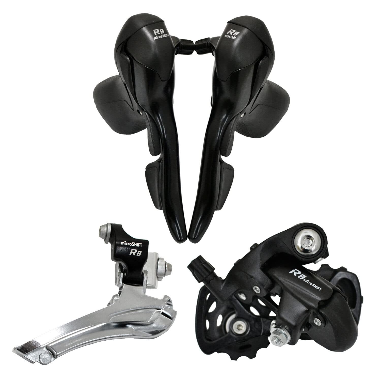 microSHIFT R8 2x8 Speed Groupset Road Kit, MIS2629