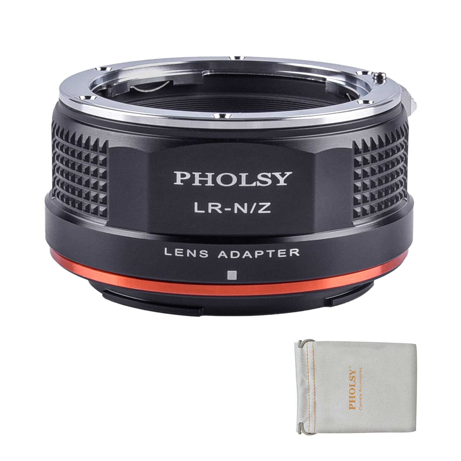 PHOLSY Lens Mount Adapter Compatible with Leica R Lens to Nikon Z Mount Camera Body Compatible with Nikon Z fc, Z30, Z9, Z8, Z6 II, Z7 II, Z6, Z7, Z5, Z50
