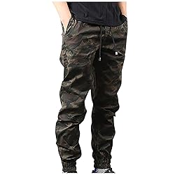 Men's Tactical Cargo Joggers Pant Sport Work