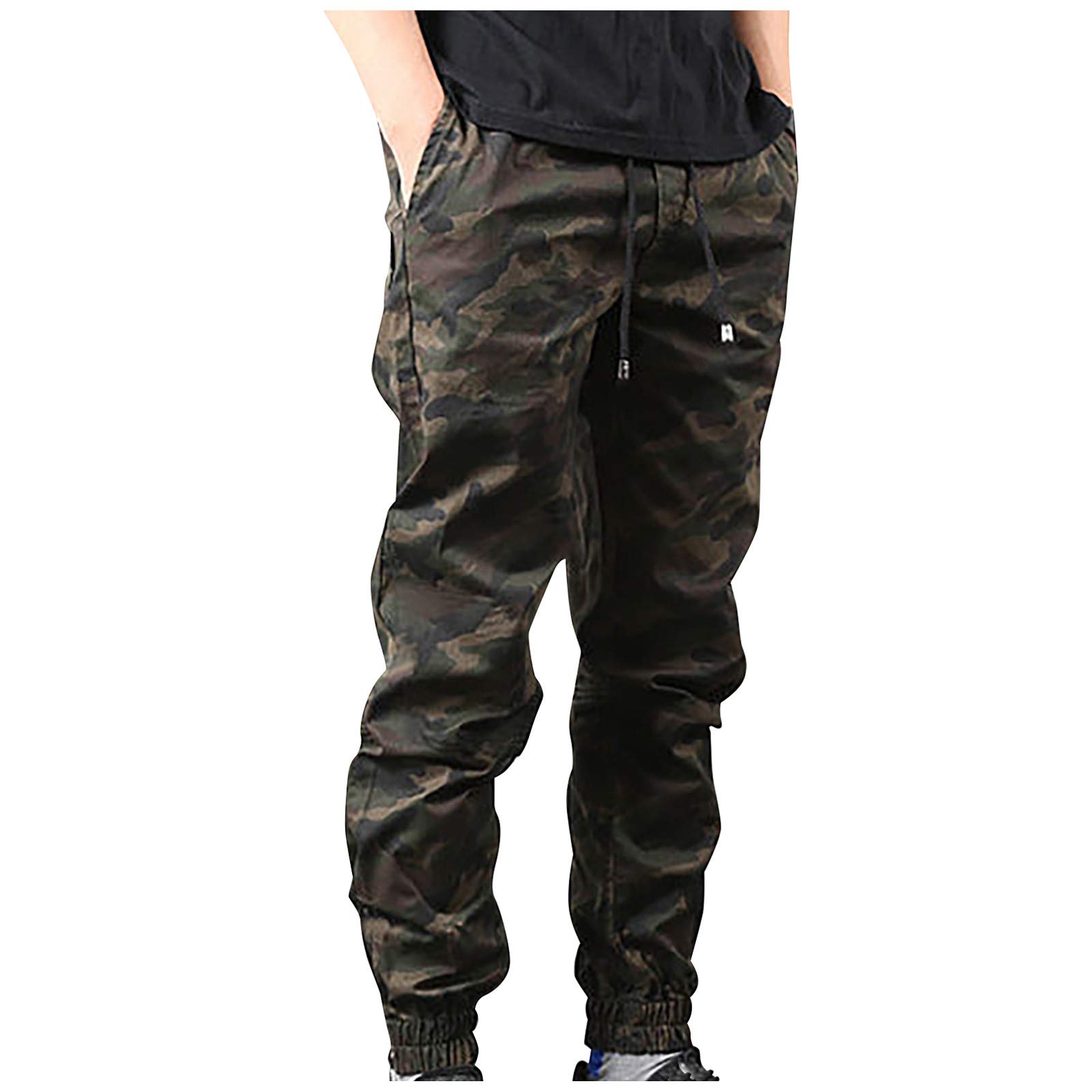 Men's Tactical Cargo Joggers Pant Sport Work