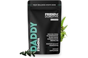FRIEND OF DOROTHY Daddy Stamina Sea Moss Capsules - Pure Seaweed Supplement for Energy and Skin Health, Ultimate Anti-Aging Natural Supplement for Men