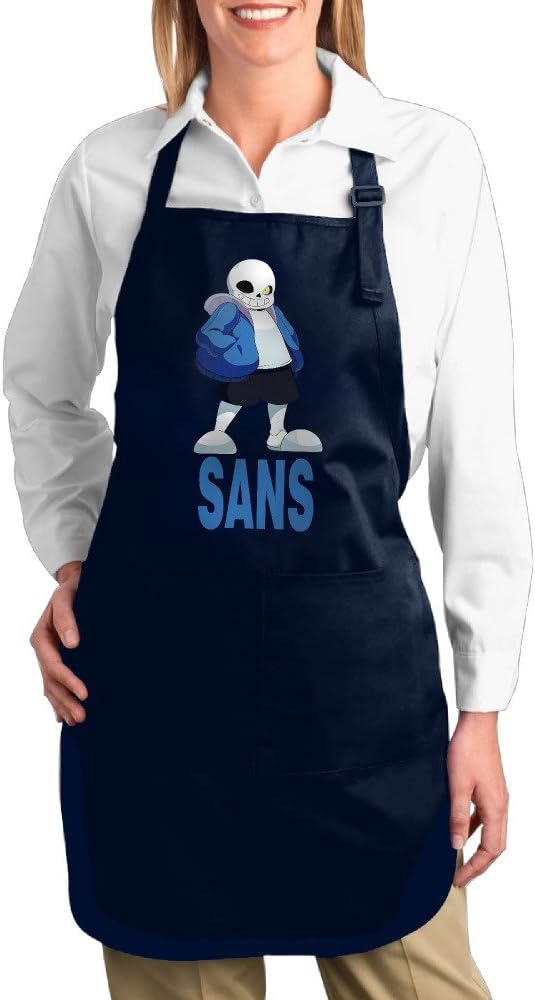 Undertale Sans Video Game Canvas Adjustable Bib Apron With
