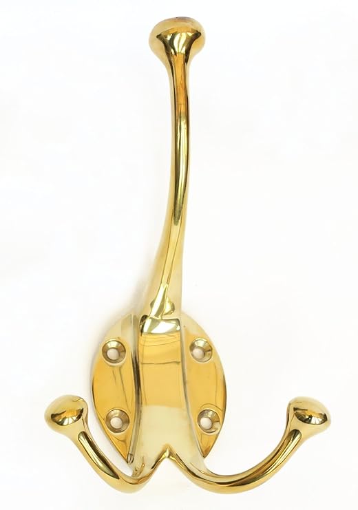 Large Brass Double Victorian Hat And Coat Hook Amazon.co.uk DIY & Tools