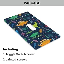Pznen Watercolor Dinosaur Single Toggle Light