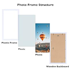 JCJMY 5x15 Picture Frame White for Wall