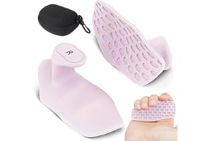 WMBZXH Anti-Slip Weight Grip, Ergonomic Silicone Workout Grips, Gym Grips for Weight Lifting, Gym, Training, Pull-Ups, Dumbbells and Barbells, for Women Men (Black)