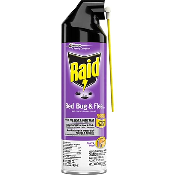 raid bed bug and flea spray