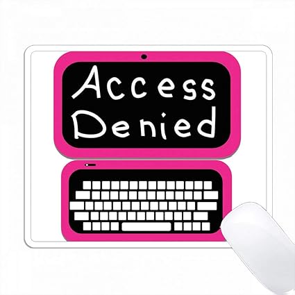 Amazon 楽しいピンクのラップトップコンピュータ技術者オタクオタクのユーモア アクセス拒否 Pc Mouse Pad パソコン マウスパッド Varezane マウスパッド 通販