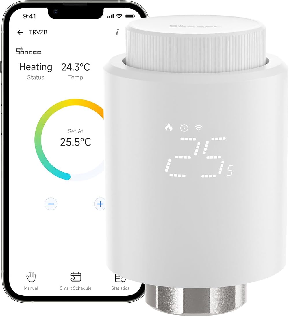 SONOFF Zigbee Thermostatic Radiator Valve TRVZB Smart Home Control