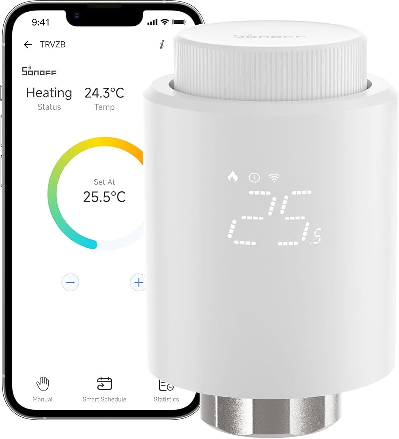 SONOFF Zigbee Thermostatic Radiator Valve TRVZB Smart Home Control