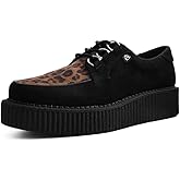 T.U.K. Faux Suede Creeper Sneaker for Women and Men | 3 Dring Lace Up Shoes and Interlace | Classic Round Toe and Sole | Comfort for Everyday Wear