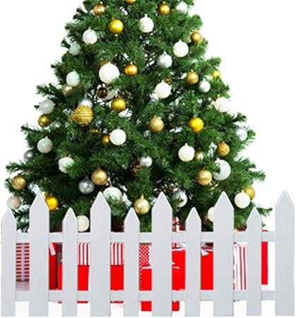 Immagini Tenere Di Natale.Staccionata Di Natale Staccionata Di Plastica Bianca Staccionata Per Albero Di Natale Da Interno Recinzione Per Ornamenti Da Giardino In Miniatura Fata Per Tenere Lontano Gli Animali Domestici Amazon It Casa E