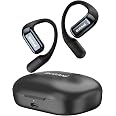 Ortizan Auricolari aperti, Bluetooth 5.3, cuffie wireless a conduzione d'aria, auricolari sportivi, suono premium, impermeabile IPX6, chiamate chiare, auricolari leggeri da 19 g, per corsa, ciclismo e