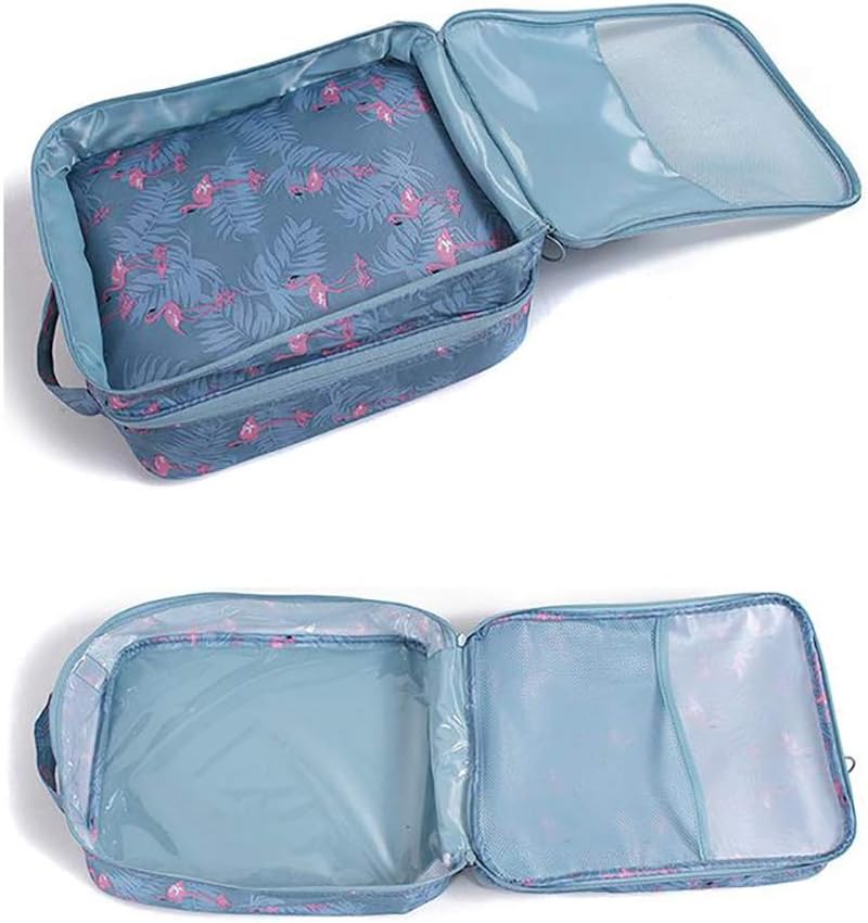 AINAAN Storage Bag Holds 3 Pair of Shoes for Travel and Daily Use，Waterproof （Pink）: Sports & Outdoors
