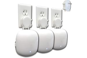The Nest WiFi Pro Genie Wall Mount Outlet Holder Stand (3-Pack) | Lowest Profile | Open Access | No Messy Screws or Tape | Re