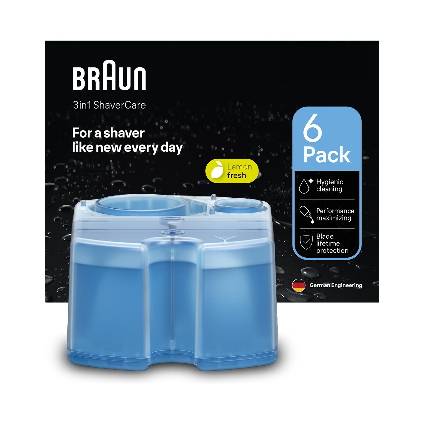 Braun Clean&Renew CCR5+1 Cleaning Cartridge (Pack of 6)