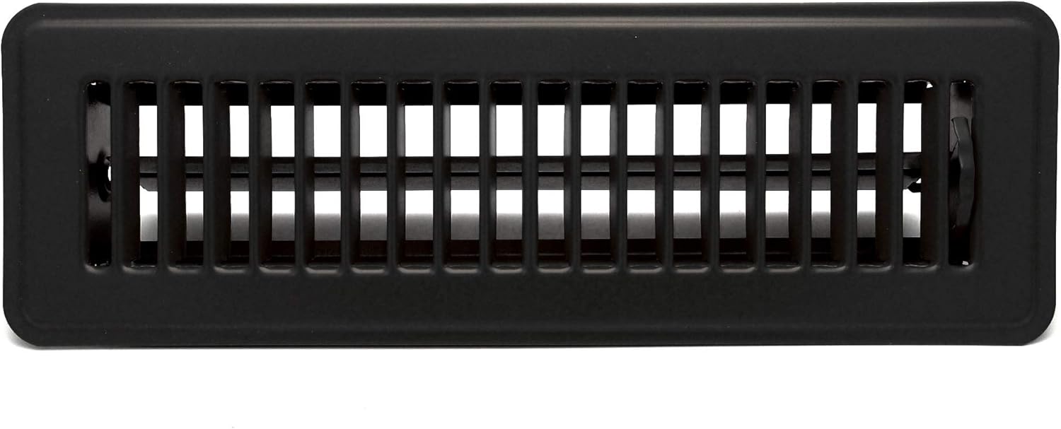 2" X 12" Floor Register with Louvered Design Heavy Duty Rigid Floor