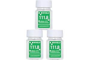 Nynelly 111.8 mS/cm Calibration Solution for Salinity Tester, EC Meter, TDS Meter Calibration,Professional Water Tester Calibration Solution for Precise and Easy Calibration,3 Bottles of 50 ml