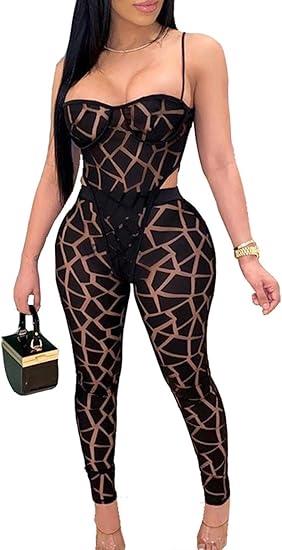 tight leopard print jumpsuit