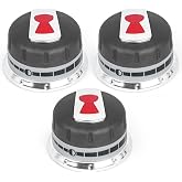 TERGTIRY 3 Pieces New Upgraded 88848 Gas Grill Burner Knobs Compatible with Weber Genesis Grill Parts (2011-2016) Series Better Than OEM Quality