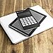 Calculator,Everplus 10 Digit Apple Style Design Calculator Dual Power Calculator Solar Battery LCD Display Office Calculator (Black)