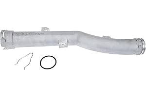 URO Parts 11537589713-PRM Coolant Pipe w/O-ring, Water Pump to Thermostat Housing; Aluminum construction vs OEM plastic