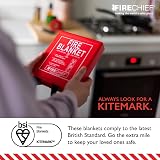 Firechief 1.2x1.2m Fire Blanket Rigid Case Kitemarked BS EN 1869 Certified view 7