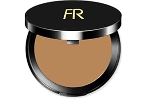 Cream To Powder Foundation by Flori Roberts, Full Coverage for Women of Color or Deeper Skin Tones, Long Lasting Makeup, Matte Finish, Covers Uneven Complexion and Hides Imperfections, 0.30 oz