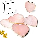 Rose Quartz Crystal Coasters Gemstone Coaster for